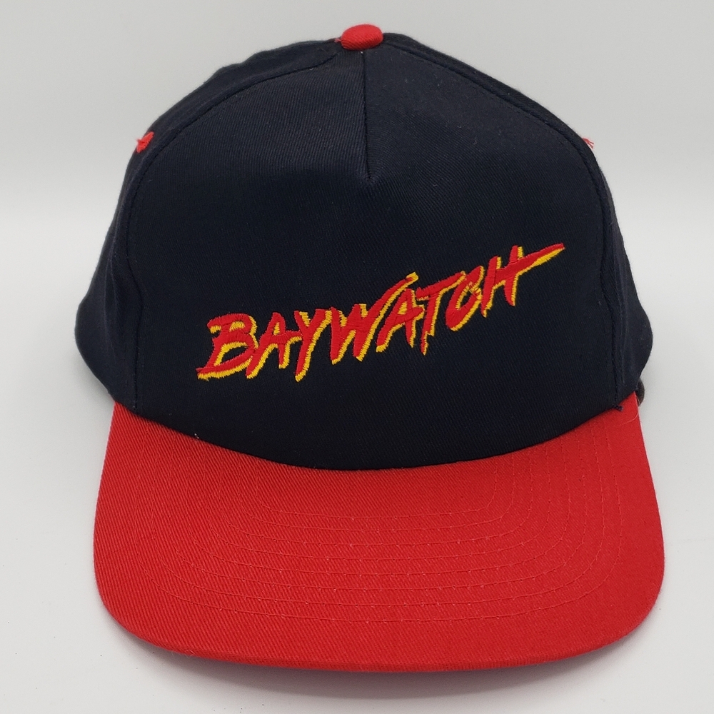 Baywatch Official 1980s Television Show Merchandise Vintage Rare Snapback Hat